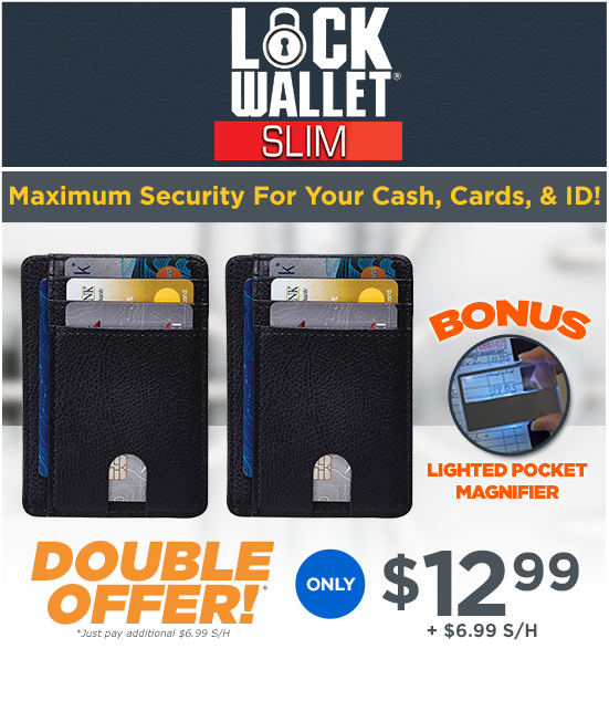 Order Lock Wallet® Slim Now!