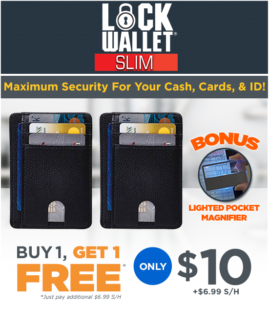 Order Lock Wallet® Slim Now!